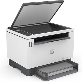 HP LaserJet Tank 1602w Printer, Wireless, Print, White - Pre-filled with toner to print up to 5000 pages - 2R3E8A