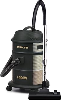 Nikai Vacuum Cleaner, Drum NVC990TX 17 Liter - Black