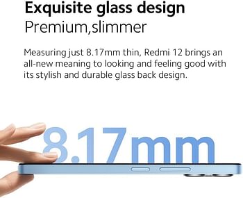 Xiaomi Redmi 12 Dual SIM Sky Blue 8GB RAM 256GB 4G