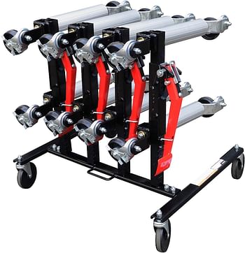 Sunex 7709 Car Dolly Rack, 4-Dolly Capacity