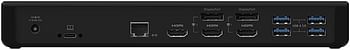 Belkin Triple Display DisplayLink Docking Station Hub with 3 HDMI Ports - 2 DisplayPorts for Triple 4K Display with 85W Power Delivery - Gigabit Ethernet- 3.5mm Mic/Speaker- 1 USB-C and 5 USB-A Ports