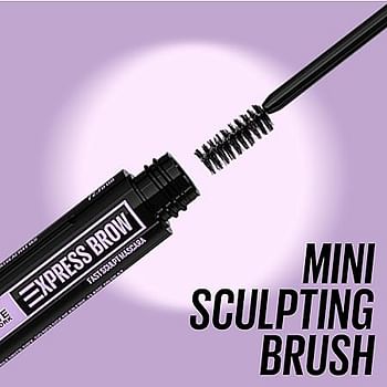 Maybelline Brow Fast Sculpt, Shapes Eyebrows, Eyebrow Mascara Makeup, 02 Soft Brown