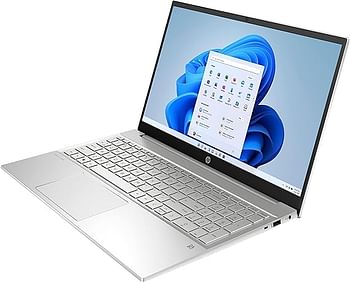 HP 2023 Pavilion 15 15.6 Inch FHD Business Laptop, 12th Gen Intel 10 Cores i7-1255U, 64GB DDR4 RAM, 1TB PCIe SSD, WiFi 6, Bluetooth 5.2, Webcam, Natural Silver, Windows 11 Pro, USB 3.0 Extension Cable