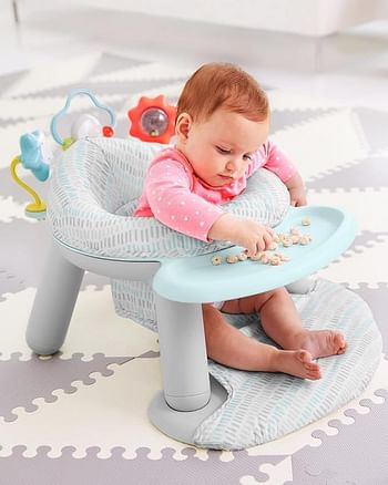 Skip Hop 2-in-1 Sit-up Activity Baby Chair, Silver Lining Cloud
