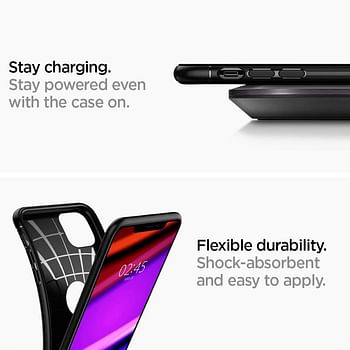 Spigen Rugged Armor designed for iPhone 11 case cover - Matte Black