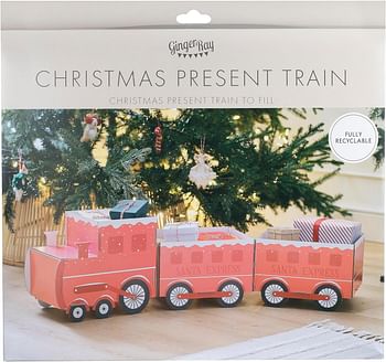 Present Holder Card Train
