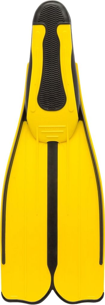 Cressi Adult Snorkeling Full Foot Pocket Fins - Good Thrust, Light Fin - Rondinella: Designed and Made in Italy/Yellow/33-34