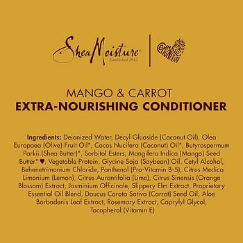 Shea Moisture Shea Moisture, Mango And Carrot Extra Nourishing Conditioner For Kids, 227Ml