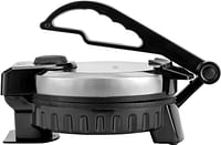 Geepas GCM 5429 8 Inch Chapati Maker - Non-stick Coating with Thermostat Control, Cool Touch Handle with Indicator Lights, Ideal for Making Breads, Chapati, Roti, 1000 Watt