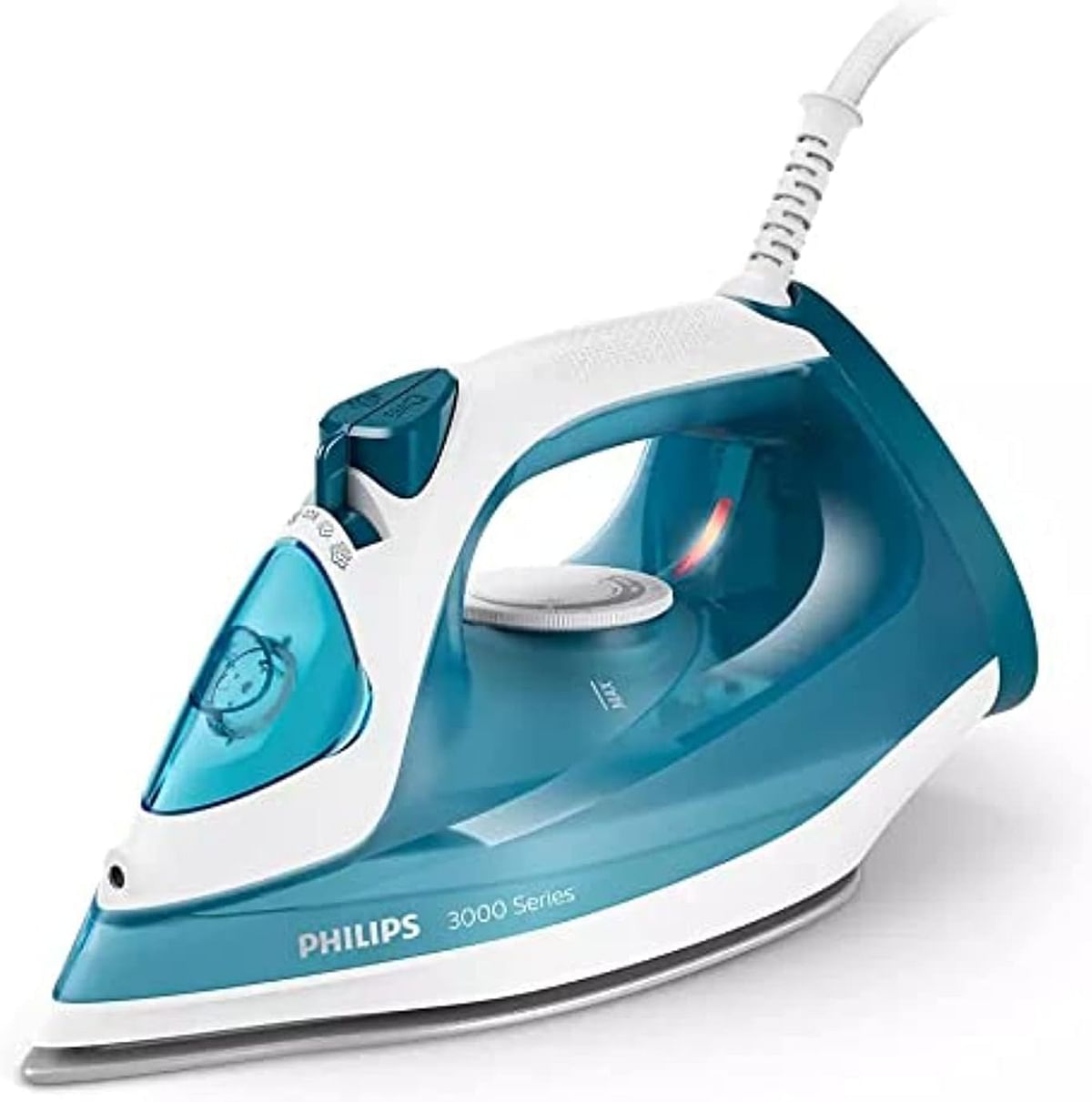 Philips Steam Iron Series 3000-2100W 140 G Steam Boost Ceramic 30g/min Continuous Steam 300ML DST3011/26 - Blue