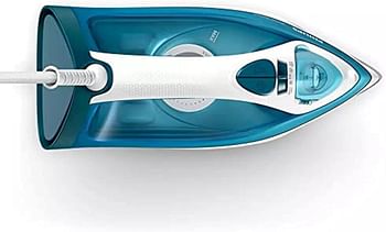 Philips Steam Iron Series 3000-2100W 140 G Steam Boost Ceramic 30g/min Continuous Steam 300ML DST3011/26 - Blue