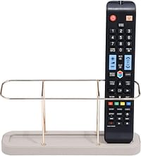 Stackers 6 Section Remote Control Holder Taupe & Gold