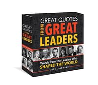 Sourcebooks 2023 Great Quotes From Great Leaders Boxed Calendar