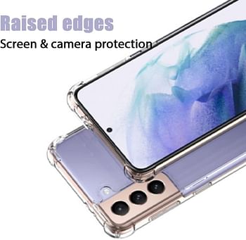 GALAPPLE Magnetic Clear Case for Samsung Galaxy S21+ Plus - Slim Bumper Compatible with Magsafe Card Wallet& Wireless Chager - Screen & Camera Protection Shockproof Galaxy S21 Plus Case