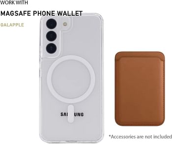 GALAPPLE Magnetic Clear Case for Samsung Galaxy S21+ Plus - Slim Bumper Compatible with Magsafe Card Wallet& Wireless Chager - Screen & Camera Protection Shockproof Galaxy S21 Plus Case