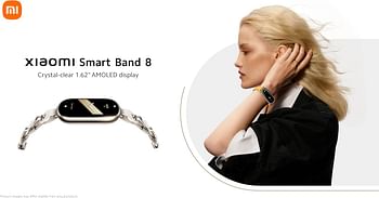 Xiaomi Smart Band 8 Champagne Gold | Adaptive Display Brightness & High Refresh Rate | Ultra Long Battery Life，Quick Charge | 200+ Colorful Watch Faces | All-day Health Monitoring w/FREE STRAP