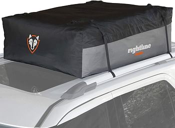 Rightline Gear Sport 2 Waterproof Rooftop Cargo Carrier for Top of Vehicle, Attached With or Without Roof Rack, 15 Cubic Feet, Black