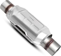 AUTOSAVER88 2.5 Inch inlet/outlet Universal Catalytic Converter Oval Body - EPA Compliant