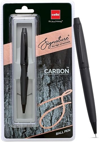 Cello Special Valentine Gift Cello Signature Carbon Ball Pen Blue Pack of 1 Premium for Smooth Writing Gifting Pens