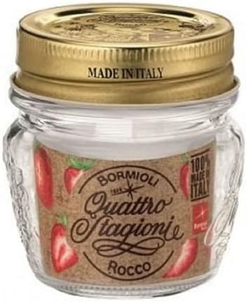 Bormioli Rocco Quattro Stagioni 2.7 oz. Mini Glass Jar with Lid - Clear