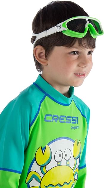 Cressi Kid's Baloo Swim Goggle Mask - Made in Italy - 2/7 Years