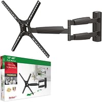 Barkan Long TV Wall Mount 13-65 Inch Full Motion Articulating - 4 MovementBarkan Long TV Wall Mount 13-65 Inch Full Motion Articulating - 4 Movement Flat/Curved Screen Bracket Holds Up To 79Lbs Extremely Extendable Fits LED OLED LCD