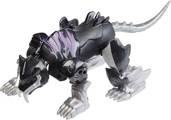 Marvel Mech Strike Mechasaurs, 4-Inch Black Panther with Sabre Claw Mechasaur Action Figures, Super Hero Toys for Kids Ages 4 and Up