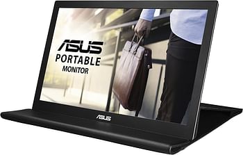 ASUS MB169B+ Portable USB Monitor - 16 inch - 15.6 inch viewable Full HD, USB-powered, IPS, Ultra-slim, Smart Case