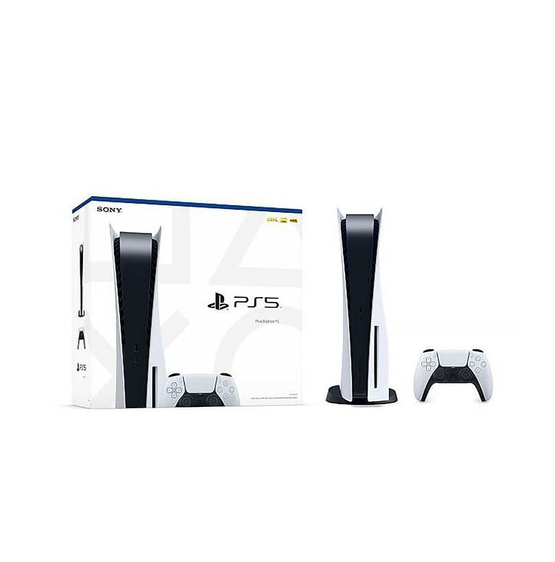 Sony PlayStation 5 CFI-1216A01Y Console 825GB SSD CD , KSA Edition - White Black