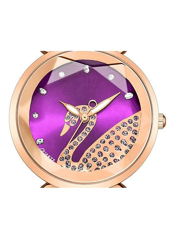 Elanova Women's EL60R Stainless Steel Analog Watch 50 mm - Rose Gold