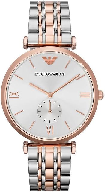 Emporio Armani AR1677 Women's, Three-Hand Stainless Steel Watch, 40mm case size