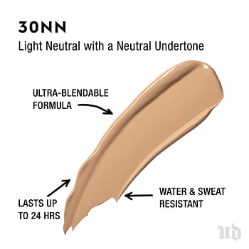 Urban Decay Stay Naked Correcting Full Coverage Concealer, 30CP - Lightweight Formula - Matte Finish Lasts Up To 24 Hours