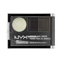Nyx Professional MakEUp Eyebrow Cake Powder, Black/Grey 01