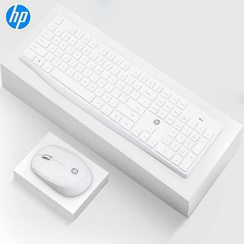 HP Wireless USB Keyboard and Mouse Combo CS10 - White