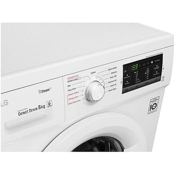 LG Front Load Washer 8kg Steam Technology Smart Diagnosis FH4G7TDY0