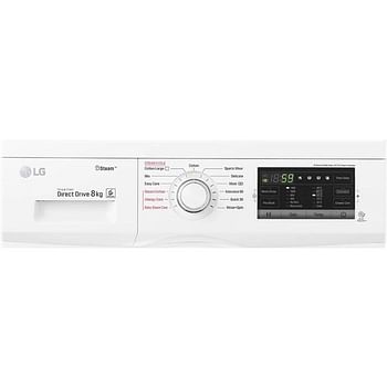 LG Front Load Washer 8kg Steam Technology Smart Diagnosis FH4G7TDY0