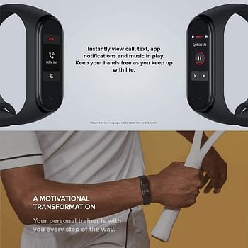 M5 Smart Watch Bracelet Touch screen compatible - Black