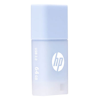 HP USB 2.0 Flash Drive 64GB v168- BLUE