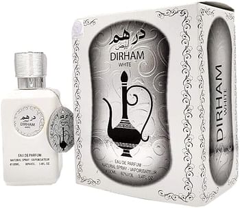 Farzana collection Dirham White Eau De Perfume Spray For Unisex Fragrance, 100ml