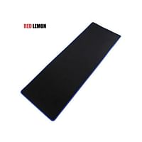 Red Lemon Waterproof Gaming Mouse Pad with Stitched Edges - 3mm Ultra Thick - 28-Inch by 12-Inch - Blue
