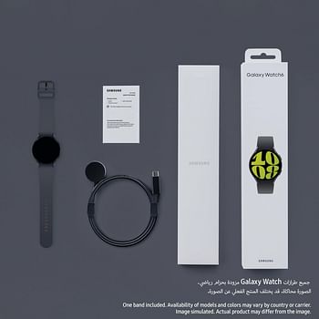 Samsung Galaxy Watch6 Smartwatch, Health Monitoring, Fitness Tracker, Bluetooth, 44mm, Graphite