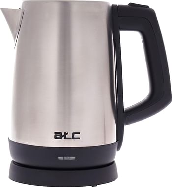 ATC Kettle 1.7 Liter, 2200 Watts - H-Ke075, Silver, Stainless Steel Material