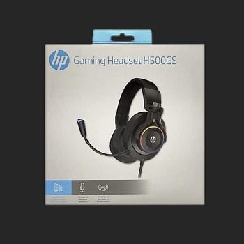 سماعات رأس HP للالعاب H500GS USB بريتو LED RGB دولبي ديجيتال محيطي 7.1 - 9AJ66AA#AC4