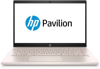 "HP Pavilion 14inch -ce0001ne Intell Core i7 8550U - 8th Gen CPU 1.80GHz - 8GB RAM - 256GB SSD + 1TB HDD - 2GB NVIDIA GeForce MX130 - Win11 Home - English / Arabic Keyboard - Gold	"