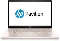 "HP Pavilion 14inch -ce0001ne Intell Core i7 8550U - 8th Gen CPU 1.80GHz - 8GB RAM - 256GB SSD + 1TB HDD - 2GB NVIDIA GeForce MX130 - Win11 Home - English / Arabic Keyboard - Gold	"