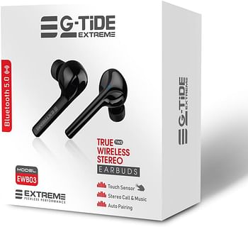 G-tide/extreme True Wireless Stereo Earbuds - Black