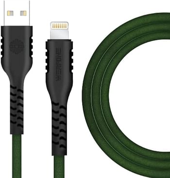 Werfone Charging Cable 1.2m USB to Lightning - Green