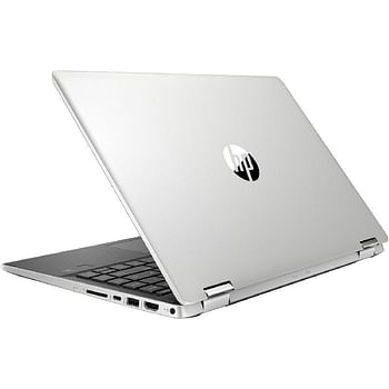 HP Pavilion x360 14-dh1000nx  2-in-1 Laptop - Convertible Folder 14 Inch - Intel Core i3-10110U - 1 TB HDD -4 GB RAM - Windows 10 - Natural Silver