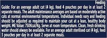 Purina Felix Tuna & Cod Wet Cat Food Pouch, 85g (4 Sachets)