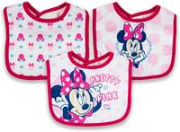 Disney Minnie Mouse Disposable Baby Bibs Super Soft For Baby Girls, Age: 6-24 Months, Multicolor, Medium, Pack Of 8